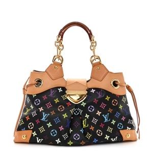 Louis Vuitton Monogram Multicolor Ursula Black Noir Handbag